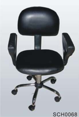 anti-static PU leather work ESD office chair