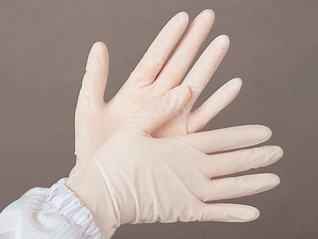 Cleanroom nitrile gloves